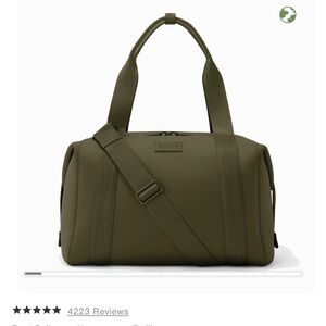 Dagne Dover Large Landon Carryall, Dark Moss. Excellent condition